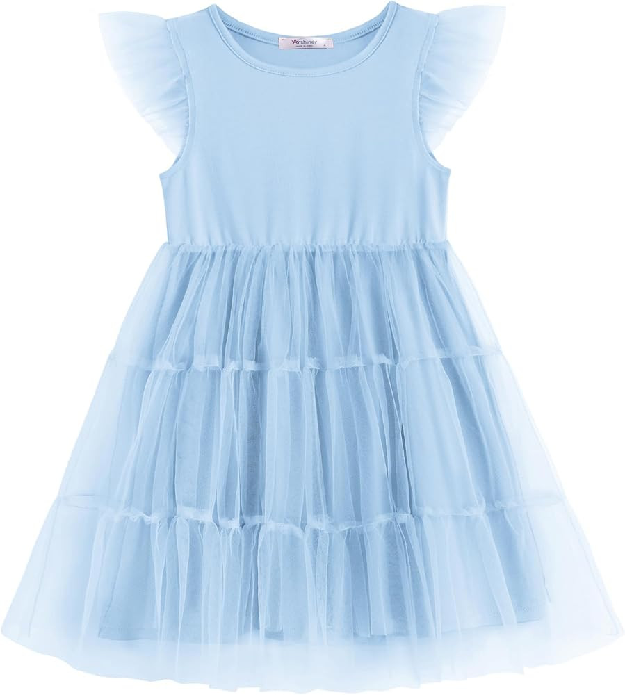 Arshiner Toddler Tutu Dress Girls Rainbow Tulle Dresses Ruffle Tiered Swing Twirly Summer Sundres... | Amazon (US)