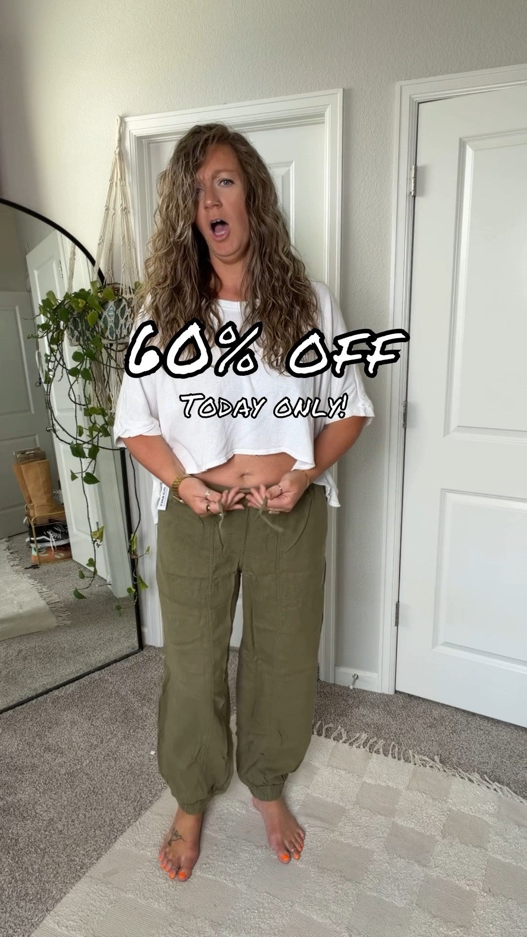 Love these pants! 60% off today only!!!! Wearing a medium tall, come in more colors

#LTKTall #LTKOver40 #LTKSaleAlert