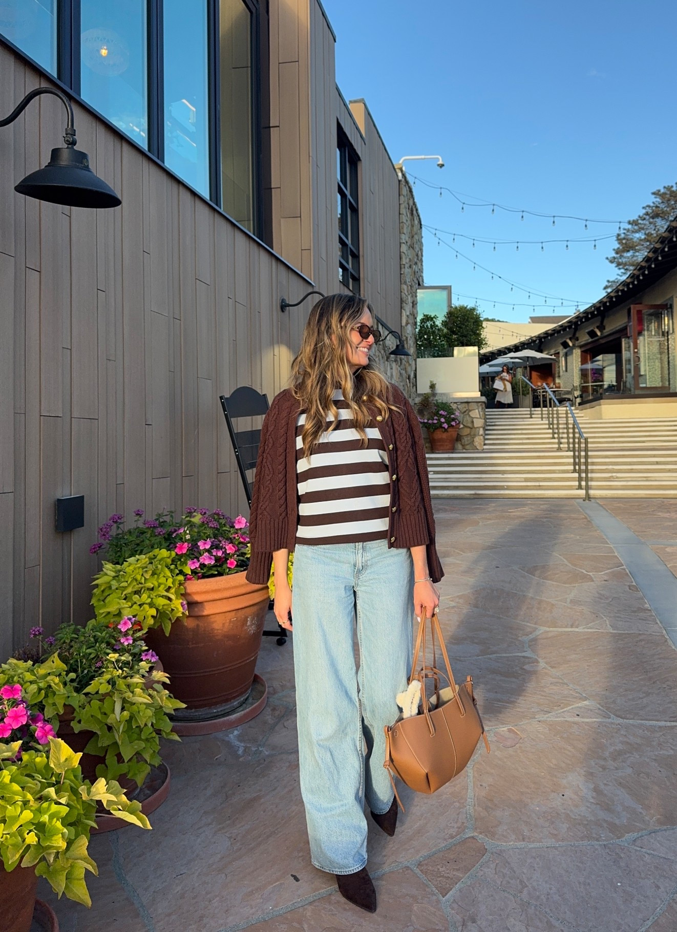 Casual date night outfit 🍂🧸🩵 bag is polène

#LTKStyleTip #LTKFindsUnder100 #LTKSeasonal