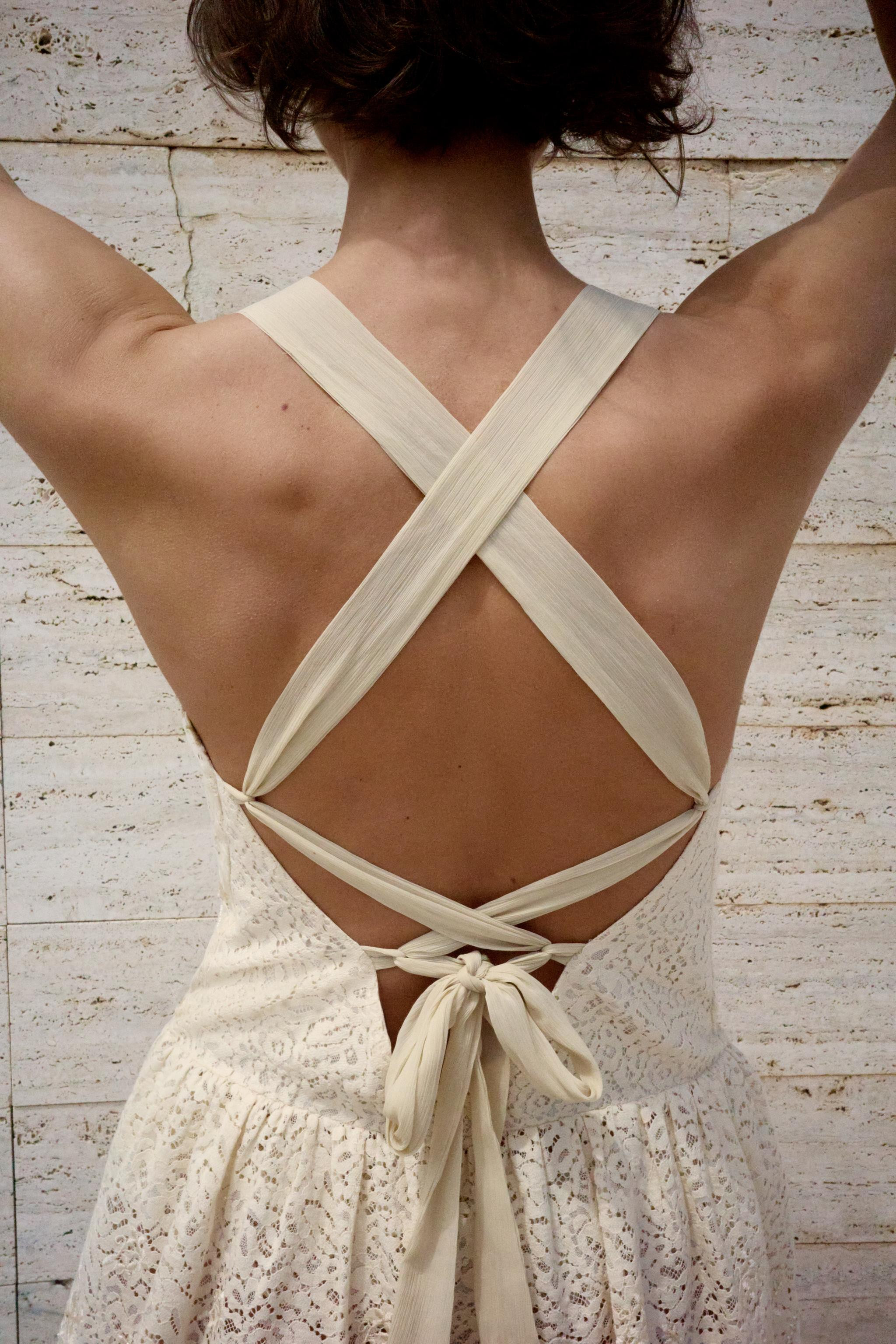 TOP WITH EMBROIDERED LACE | Zara UK