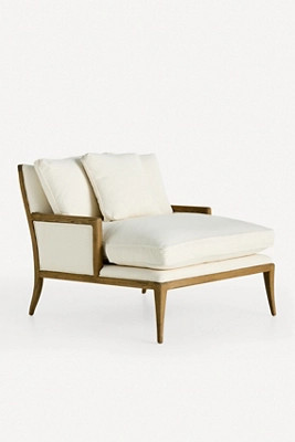 Florence Linen Blend Chaise | Anthropologie (US)