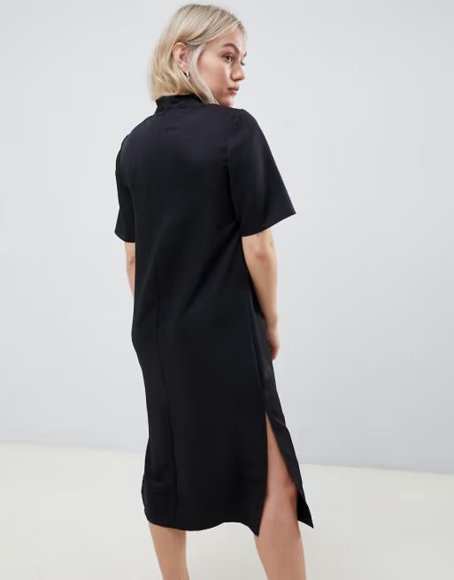 ASOS DESIGN Petite column midi dress | ASOS US