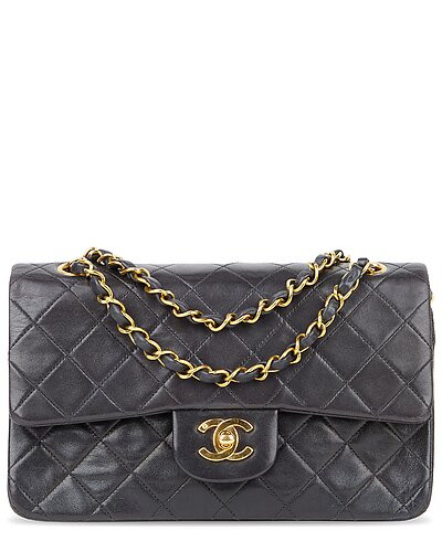 Black Lambskin Leather Classic Double Flap GHW Small (Authentic Pre-Loved) | Gilt & Gilt City
