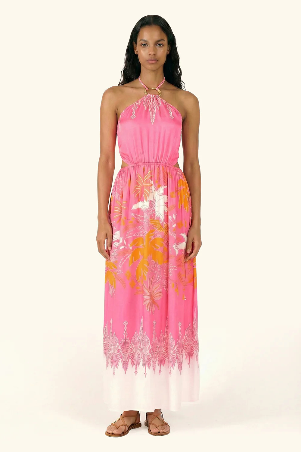 Long Dress Isore - Pink Canopy | Poupette St Barth