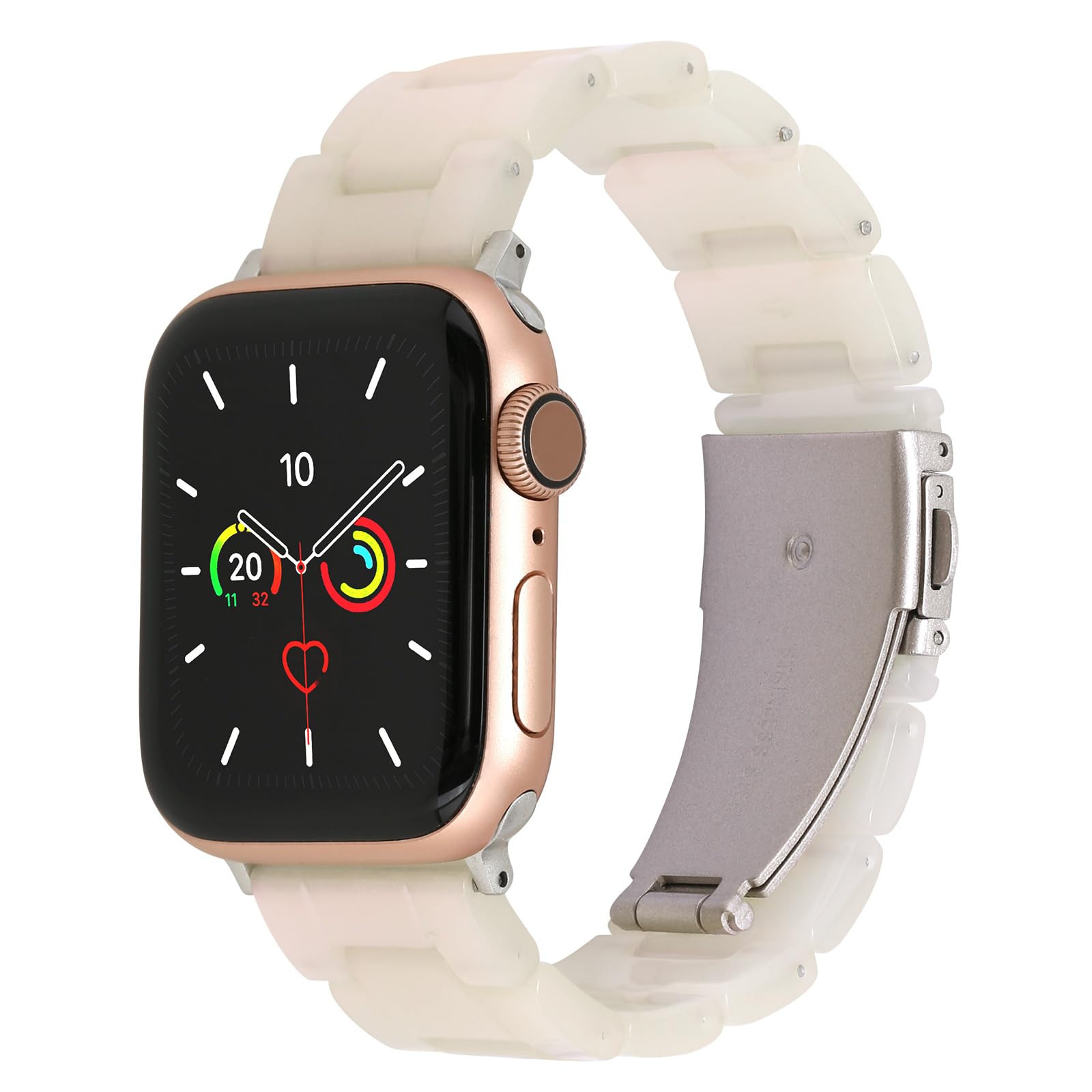 MAIRUI Resin Watch Band Compatible with Apple Watch for Women Men 49mm/45mm/44mm/42mm Series 9/8/... | Amazon (US)