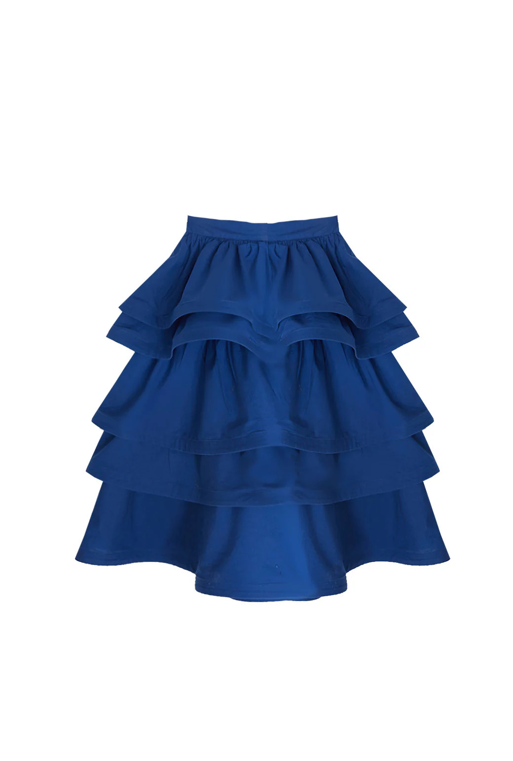 BURU x Bisby Teagan Skirt MIDI - Navy Poplin | Shop BURU