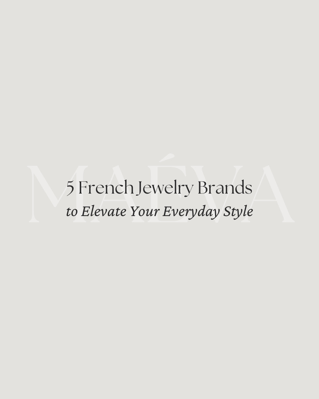 Embrace the elegance of French jewelry ✨ These 5 French brands capture the essence of refined craftsmanship, emotion, and effortless style! From Agapée’s Mediterranean-inspired creations and Louise Damas’ poetic touch to Bonanza’s bold designs, Bôneur’s artisanal savoir-faire, and Elise Tsikis’ sculptural artistry, each maison tells its own story of beauty and intention 💎

Note: I was only able to link Agapée here on LTK, to shop the other edits head to ShopMy under the “French Brands” tab 

🤍 Explore & Shop the full edit and the stories behind each brand, now live on maevawithamour.com - link in bio or ShopMy under the “French Brands” tab

Brand List: -Agapée
-Louise Damas -Bonanza
-Bôneur Paris
-Elise Tsikis

👉 Save & Follow to discover French-inspired style and wardrobe tips, designed to elevate your everyday fashion!

With Amour, M.

#frenchstyle #parisianjewelry #jewelry #frenchbrands

#LTKTravel #LTKSeasonal #LTKStyleTip