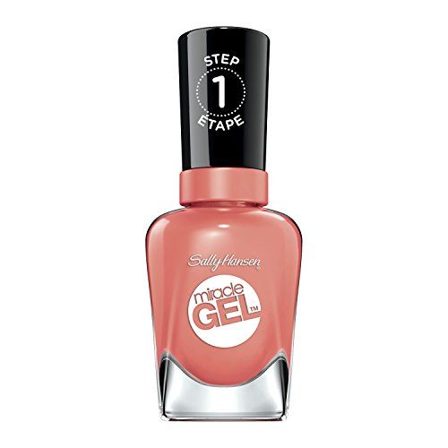 Sally Hansen Miracle Gel Nail Polish, Malibu Peach, 0.5 Ounce | Amazon (US)