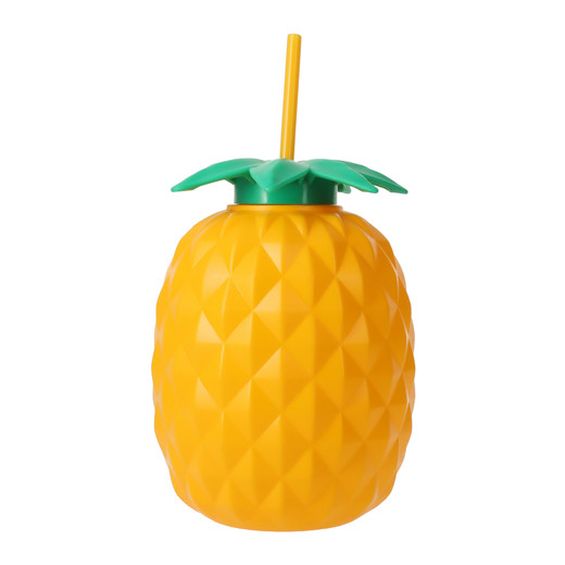 pineapple sipper with lid & straw 56oz | Five Below