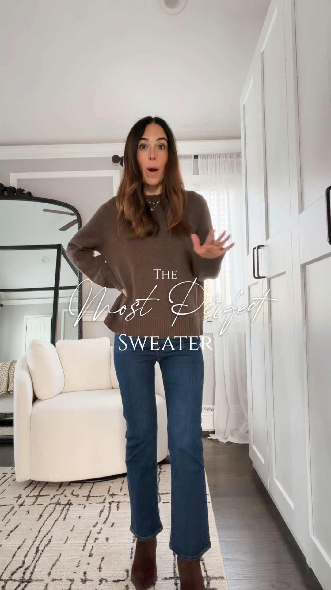 💬 “SWEATER” and I’ll send you the link 
The cashmere sweater I can’t stop wearing… truly the most perfect one from @onequince 🤎 I reach for it multiple times a week, so I finally grabbed the ivory too because when something is this good… you get a backup 😂👌🏼#quincepartner 

It’s soft, drapey, not clingy, and you can’t beat the price. If you’ve been wanting a closet staple you’ll wear on repeat—this is it.
🔗 @shop.LTK #liketkit 

#LTKOver40 #LTKGiftGuide #LTKootd
