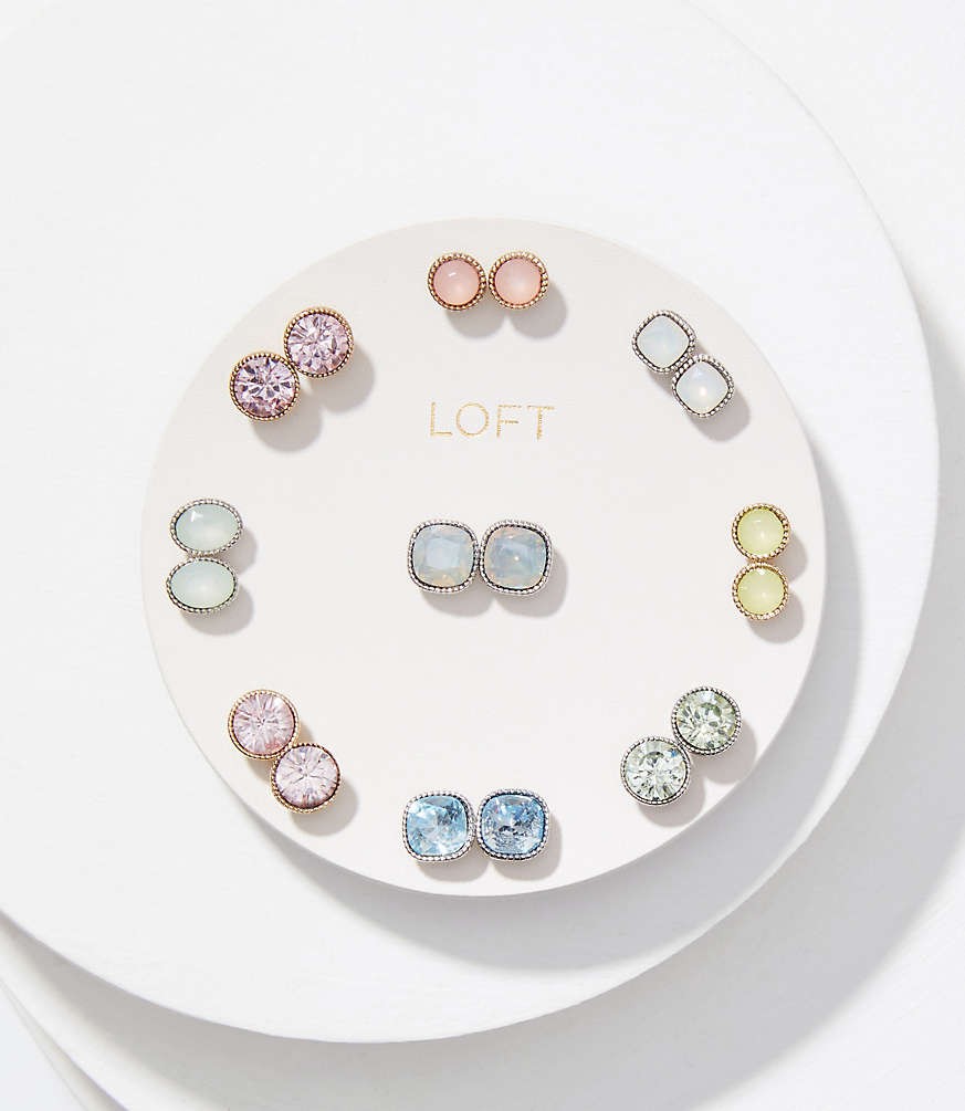Sparkle Stud Earring Set | LOFT