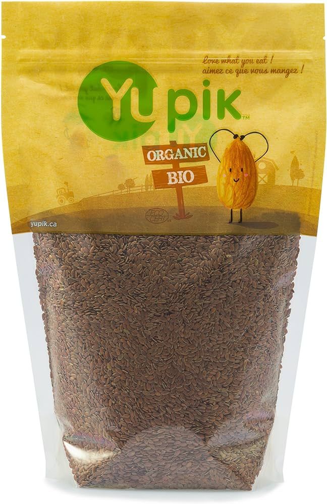 Yupik Organic Brown Flax Seeds, Non-GMO, Vegan, Gluten-Free, 1Kg | Amazon (CA)