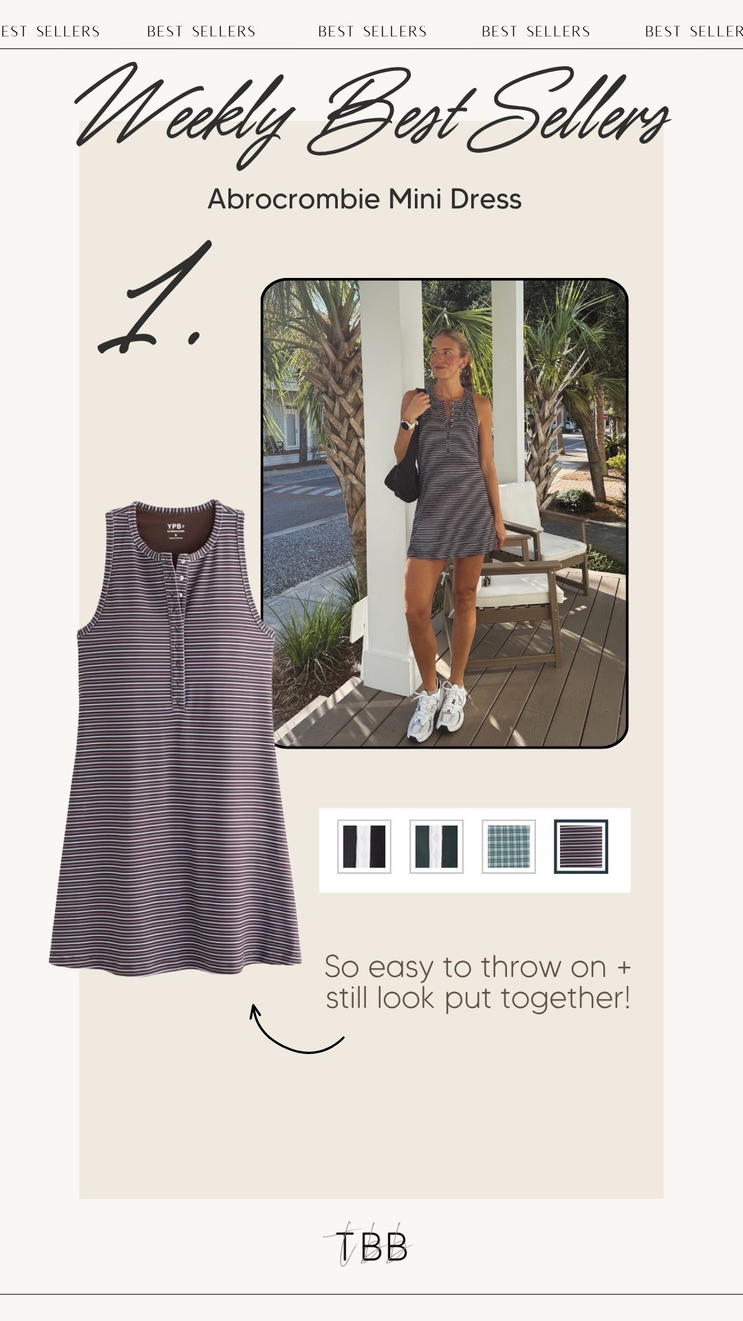 The easiest throw-on-and-go dress 🤍 Cute with sneakers + so easy to transition into fall!

#LTKSeasonal #LTKootd #LTKfitnessgoals