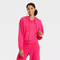 Women's French Terry Full Zip Hoodie Sweatshirt - JoyLab™ | Target
