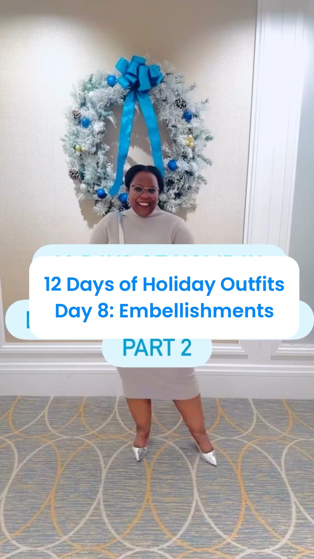 Day 8: Because one day of sparkle just wasn’t enough! ✨✨
We’re back for Embellishments Part 2, and today it’s all about that subtle, all-over shimmer. This champagne knit set feels like a dream, and when paired with silver metallic accessories, it’s basically holiday magic in outfit form. 🥂

It’s elegant, it’s effortless, and it’s definitely ready for a toast.

Double tap if you’re adding some shimmer to your wardrobe this week! ❤️

#embellisments #winterfashion2025 #festivefashion2025 #sparkleseason #knitwearstyle

Midsize outfits, event outfits, outfit inspo, curvy outfits, size 14 style, curvy fashion, midsize style, petite style, body positive woman, self love blog, curvy looks, attorney style, stylist tips, professional styling, affordable midsize style, wardrobe essentials , capsule wardrobe, closet cleanout, closet edit, effortless style, midsize looks, midsize outfits, attorney outfits, affordable outfits, black personal stylist, attorney looks, size inclusive fashion, holiday styling, style tips, petite workwear, lawyer look, capsule wardrobe, petite look, embellishments, knitwear, holiday outfit inspo, matching set