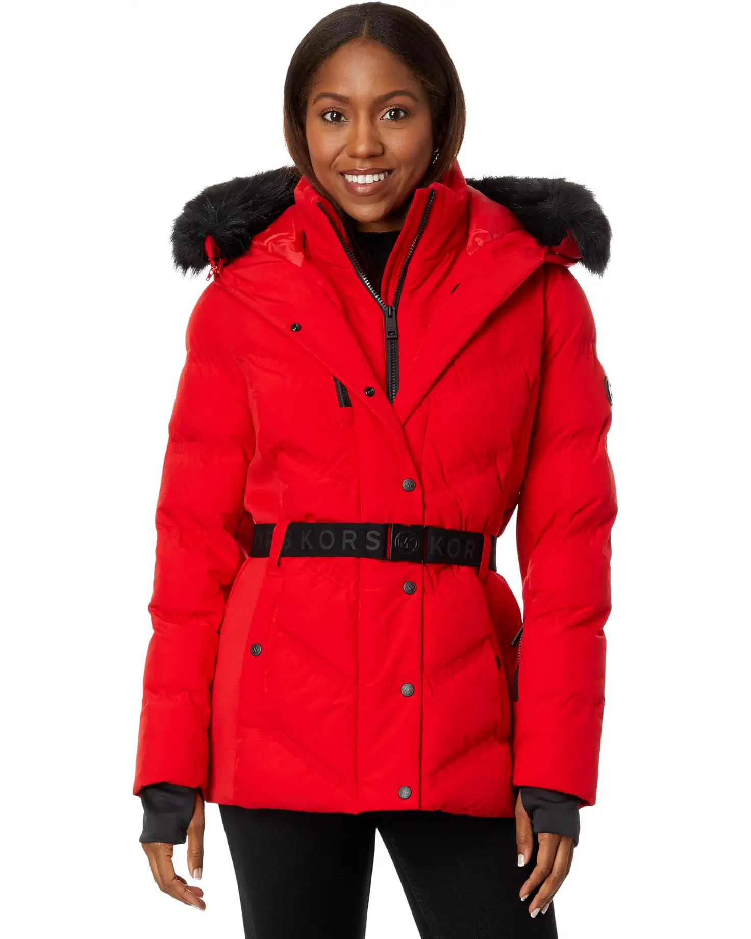 MICHAEL Michael Kors Belted Chevron Active A422900C | Zappos