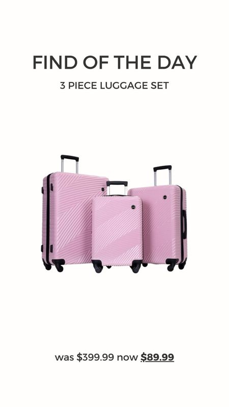 The prettiest 3-piece luggage set on sale! I am obsessed with this brand & it’s on major sale!! 

#LTKsalealert #LTKtravel