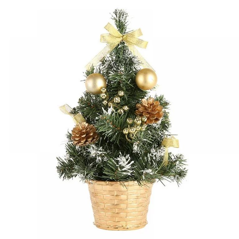 Tabletop Christmas Tree, 12 Inch Decorative Ornament Small Xmas Tree Festival Party Home Table De... | Walmart (US)