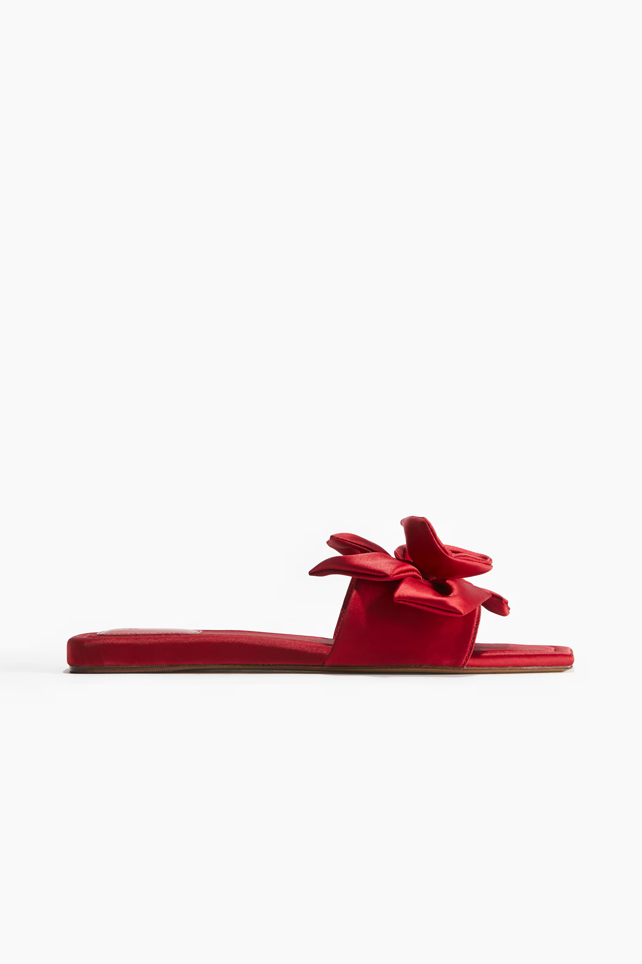 Appliquéd Satin Sandals | H&M (US + CA)