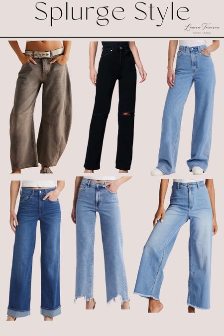Coolest splurge worthy loose jeans for spring and summer! Featuring the trendy barrel jeans!

#LTKMidsize #LTKFindsUnder100 #LTKStyleTip