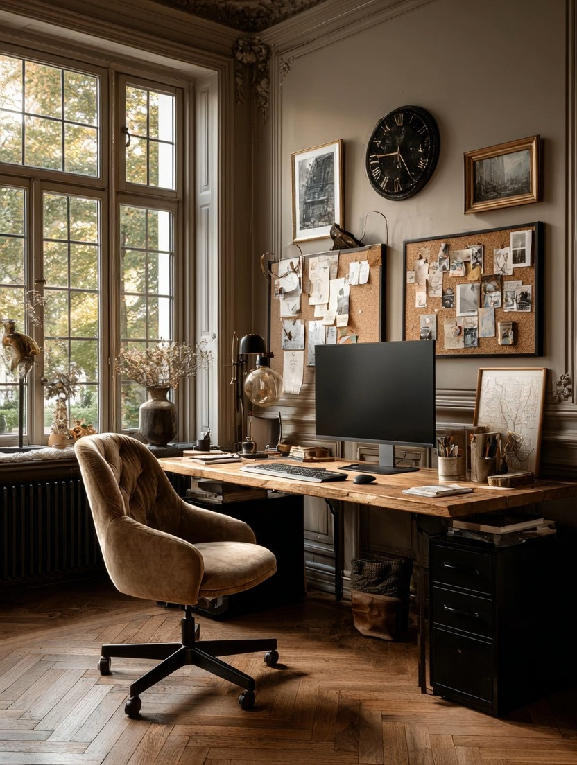 This is what a true creative office looks like.

Ideas in front of you. Vision on the wall. Purpose in every corner.

Recreate this look with a gorgeous natural wood desk paired with black metal accents for contrast and depth. Then add black-framed cork boards — and don’t stop at one. If your space allows, layer multiple boards to map out goals, projects, inspiration, and big ideas.

Vision boards are not just decor — they’re strategy.
Cork boards aren’t just accessories — they’re tools.

When your ideas are visible, they become actionable.

Grounded. Focused. Creative.

#CreativeOffice #VisionBoard #HomeOfficeInspo #WorkspaceGoals #IntentionalWorkspace #DesignYourLife #CreativeEntrepreneur #OfficeStyling #ProductiveSpace #ModernStudy 

 #LTKHome