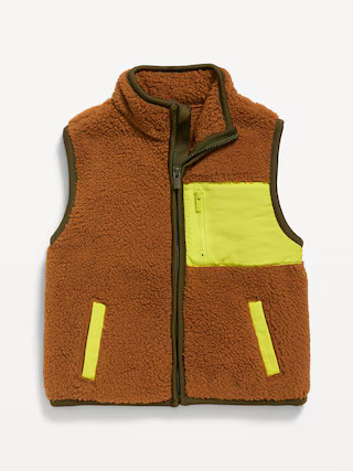 Sherp Zip-Pocket Utility Vest for Toddler Boys | Old Navy (US)