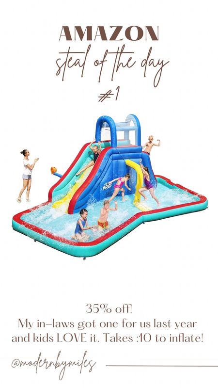 Fun in the sun!

Outdoor games, inflatables, kiddie pool 

#LTKkids #LTKfamily