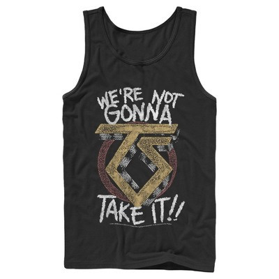 Men's Twisted Sister We're Not Gonna Take It  Tank Top - Black - Medium | Target