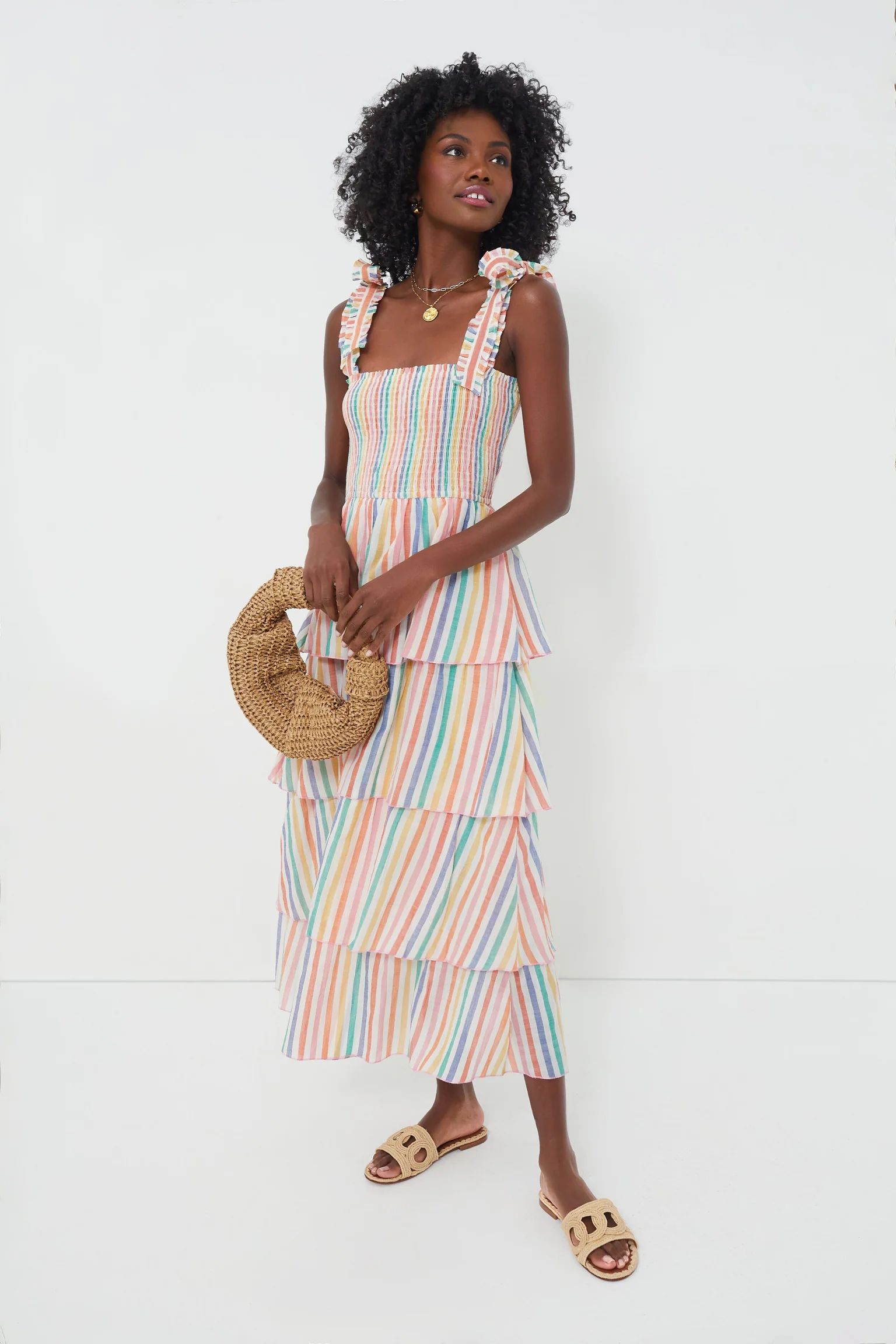 Rainbow Stripe Zazie Dress | Tuckernuck (US)
