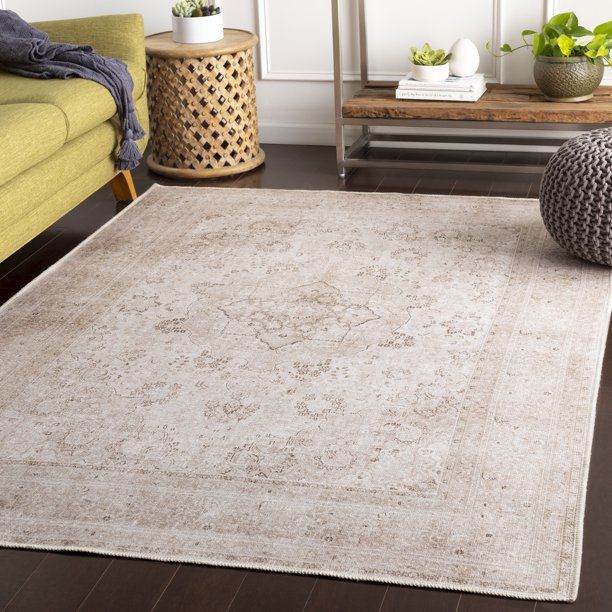 Art of Knot Sabina Traditional Indoor Machine Washable Area Rug - Walmart.com | Walmart (US)