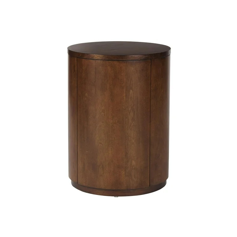 Better Homes & Gardens Miller Drum End Table, Walnut | Walmart (US)