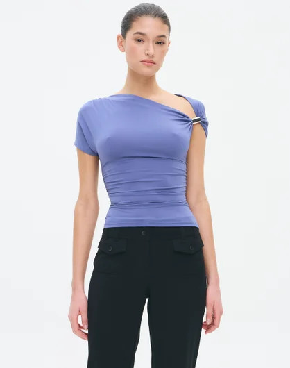 Hardware Detail Asymmetrical Top | Glassons (Australia)