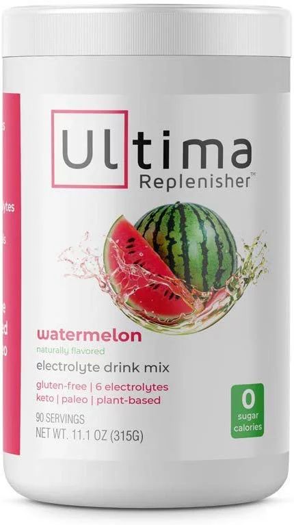 Ultima Replenisher Electrolyte Hydration Mix, Watermelon, 90 Servings - Sugar Free, 0 Calories, 0... | Walmart (US)