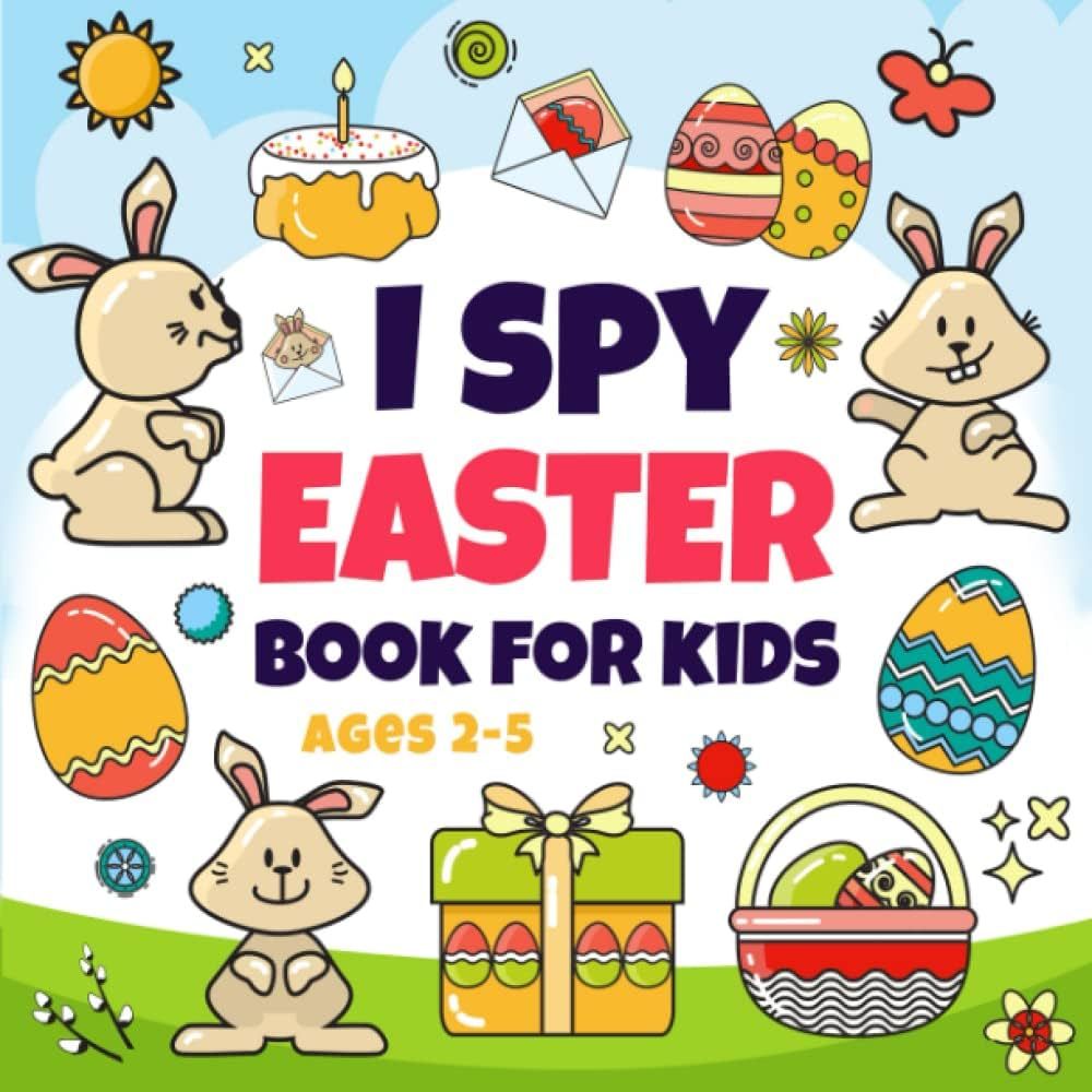 Easter Basket Stuffer: I Spy Easter Book For Kids Ages 2-5: A Cute Picture Book with Fun Interact... | Amazon (US)