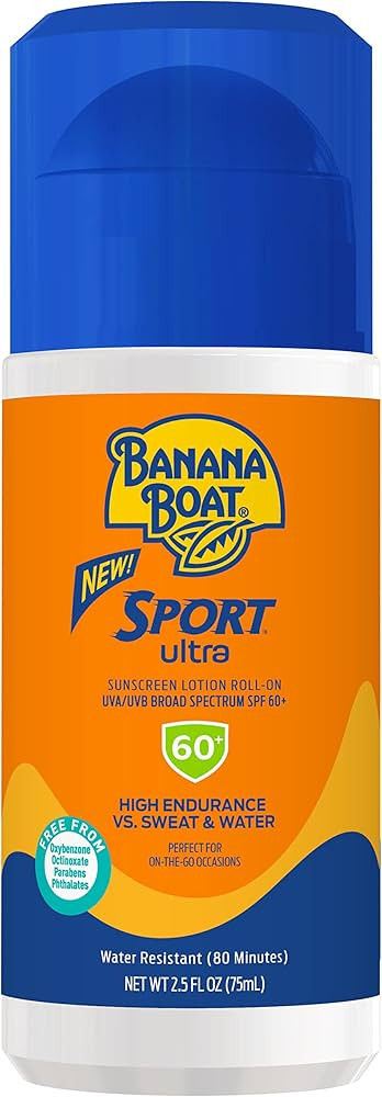 Banana Boat Sport Ultra SPF 60 Roll On Sunscreen, 2.5oz | Sunscreen Roller, Travel Size Sunscreen... | Amazon (US)