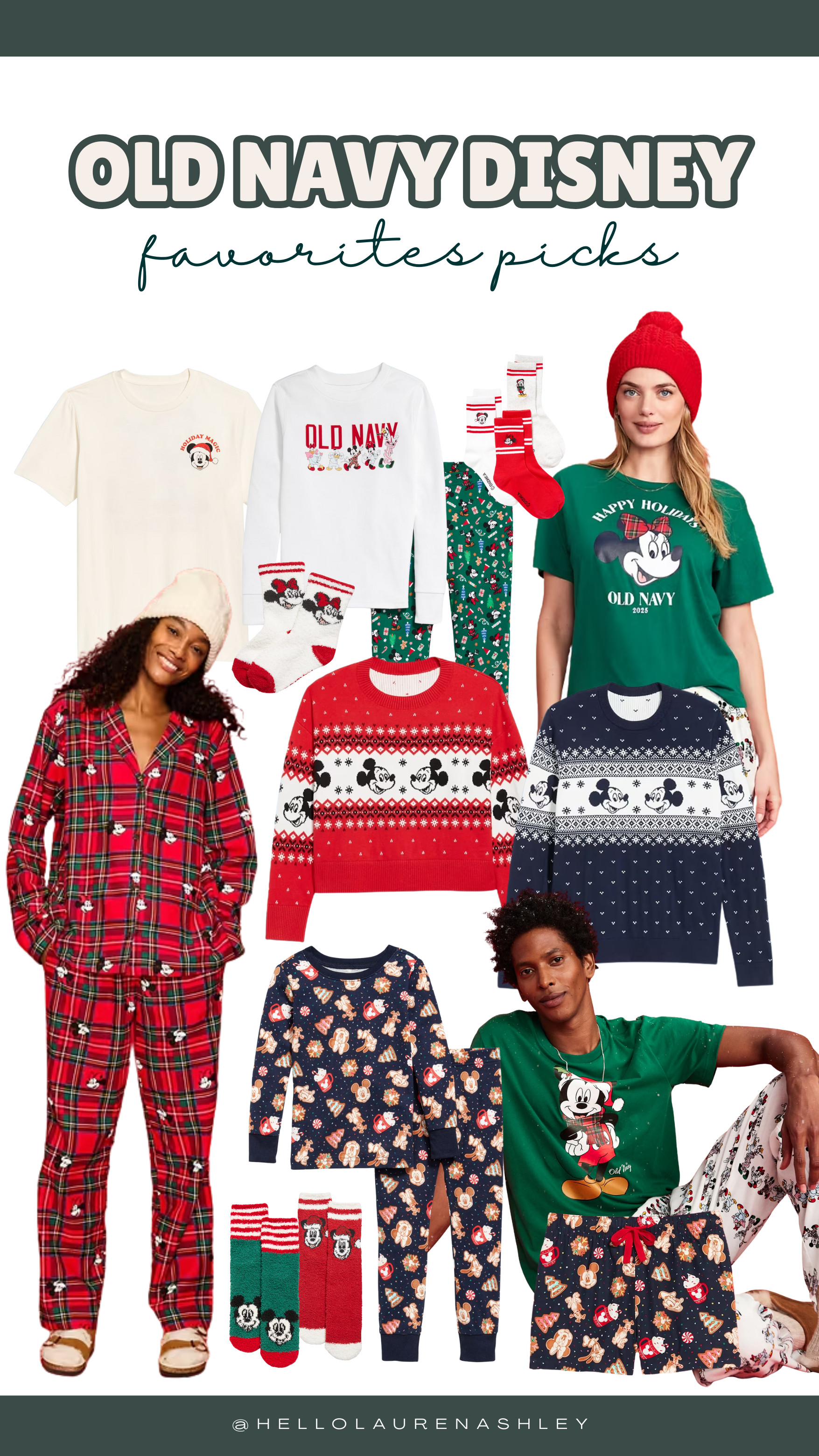 Your family's go-to holiday pajama moment starts here! From Mickey matching sets to gingerbread print PJs, these pieces are perfect for family photos, lazy mornings, or just adding some Disney magic to your season. 🎄 #oldnavydisney #holidaypajamas #familymatching #disneyholiday 

 #LTKHoliday #LTKFindsUnder50 #LTKKids