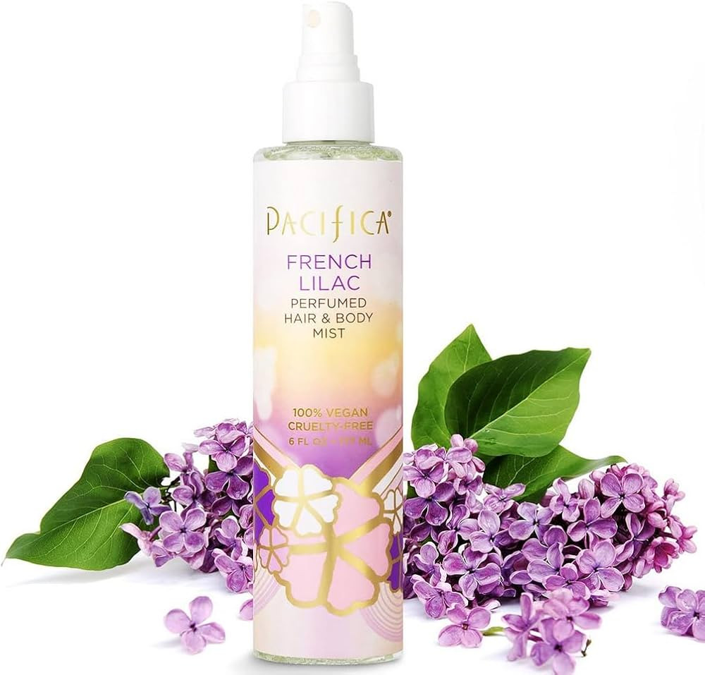 Pacifica French Lilac Perfumed Hair & Body Mist, Alcohol-Free Spray Designed For Head-To-Toe Wear... | Amazon (US)