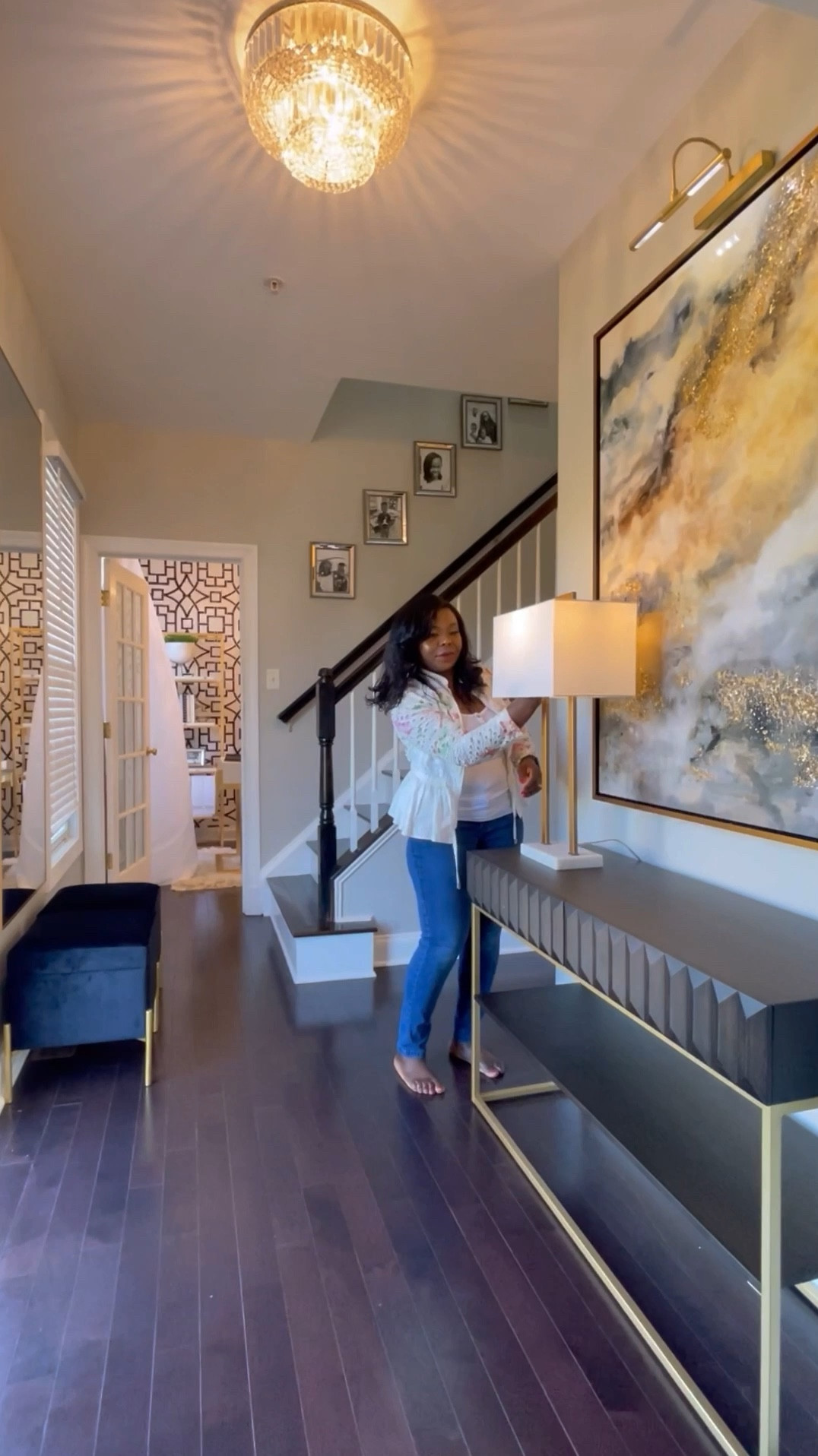 Why is it that our homes start to feel empty after removing holiday decor? 🤔😂 I like the clean look, but I always bring  back a few decor items to fill in the space. If you’re looking to refresh your entryway, here’s one of my favorite entryway refresh ideas. My favorite decor item is the artwork and console table, with its hidden storage solution 👌🏾. What’s your favorite decor item in this space? Also, This console table is back in stock.

#LTKStyleTip #LTKSeasonal #LTKHome