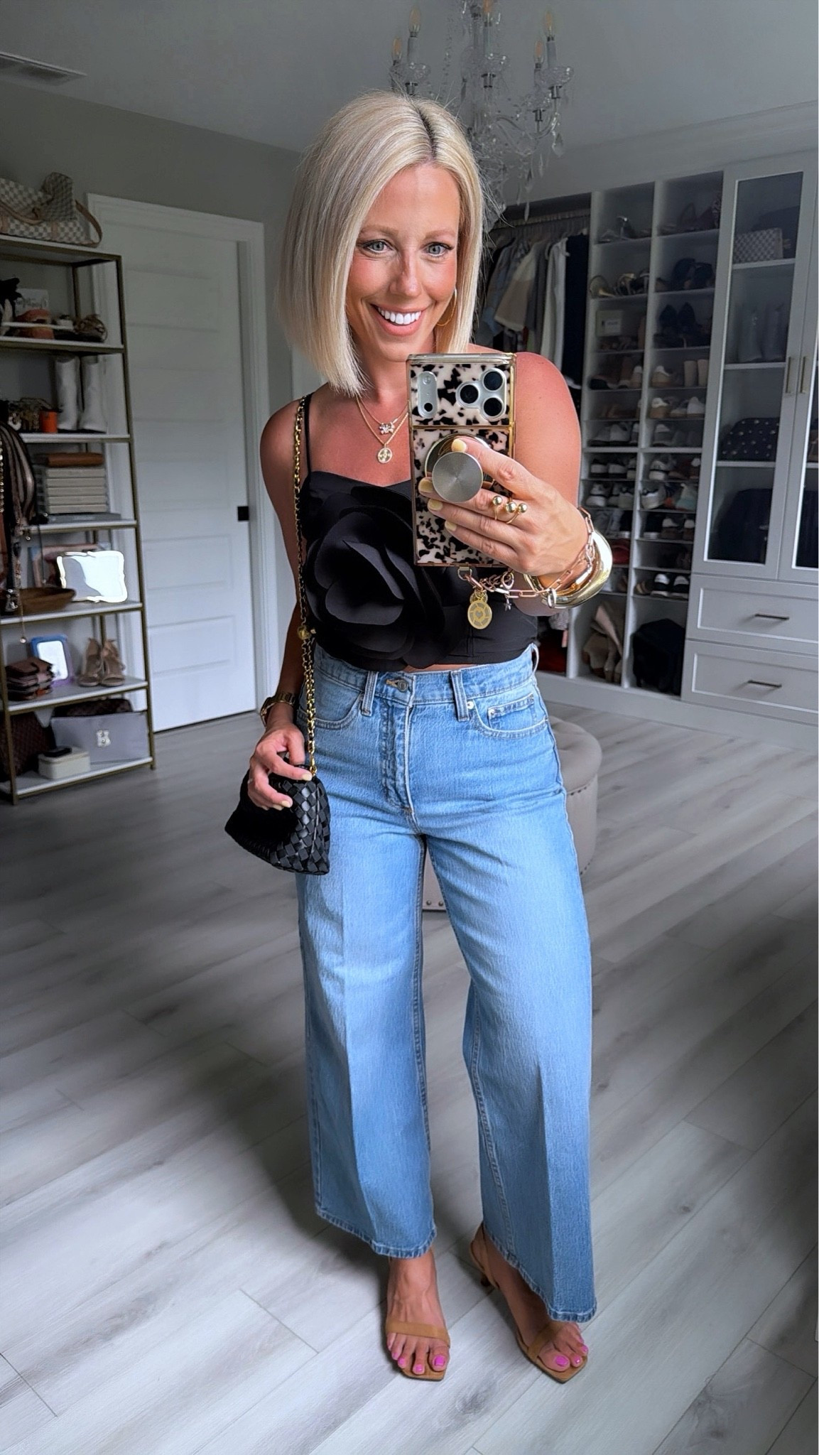 These Walmart jeans are giving designer denim vibes without the designer price tag 🤍✨

Paired them with this fun tank for the perfect girls’ night out outfit or date night look! These jeans have the fit, the style, and that expensive look we all love.

✨ Walmart fashion finds
✨ Affordable style
✨ Designer look for less
✨ Date night outfit
✨ Girls night outfit
✨ Summer fashion trends
✨ Casual chic style
✨ Budget-friendly fashion

Jeans TTS size 4
Tank size medium
Heels sized up 1/2 size 

Who else loves finding high-end looks at Walmart? 🙋‍♀️ #WalmartFashion #WalmartFinds #AffordableFashion #DesignerLookForLess #DateNightOutfit #GNOStyle #SummerStyle #DenimLover #FashionFinds #BudgetFashi

#LTKSaleAlert #LTKootd #LTKBeauty