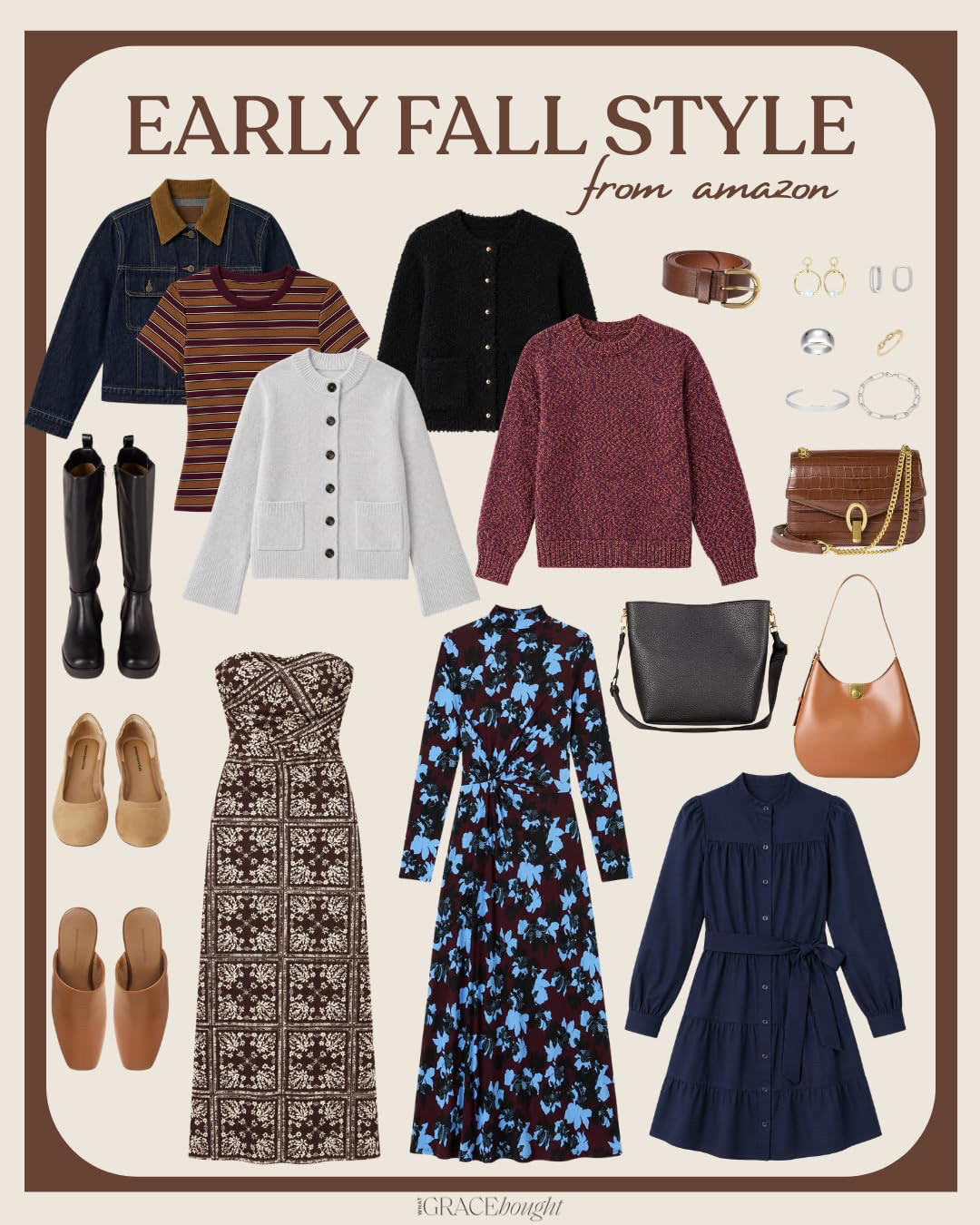 Fall is almost here, and I'm all about these Amazon Essentials picks. Cozy sweaters, stylish dresses, and boots to last the season. Loving these early fall staples!

#LTKgrwm #LTKootd #LTKSeasonal