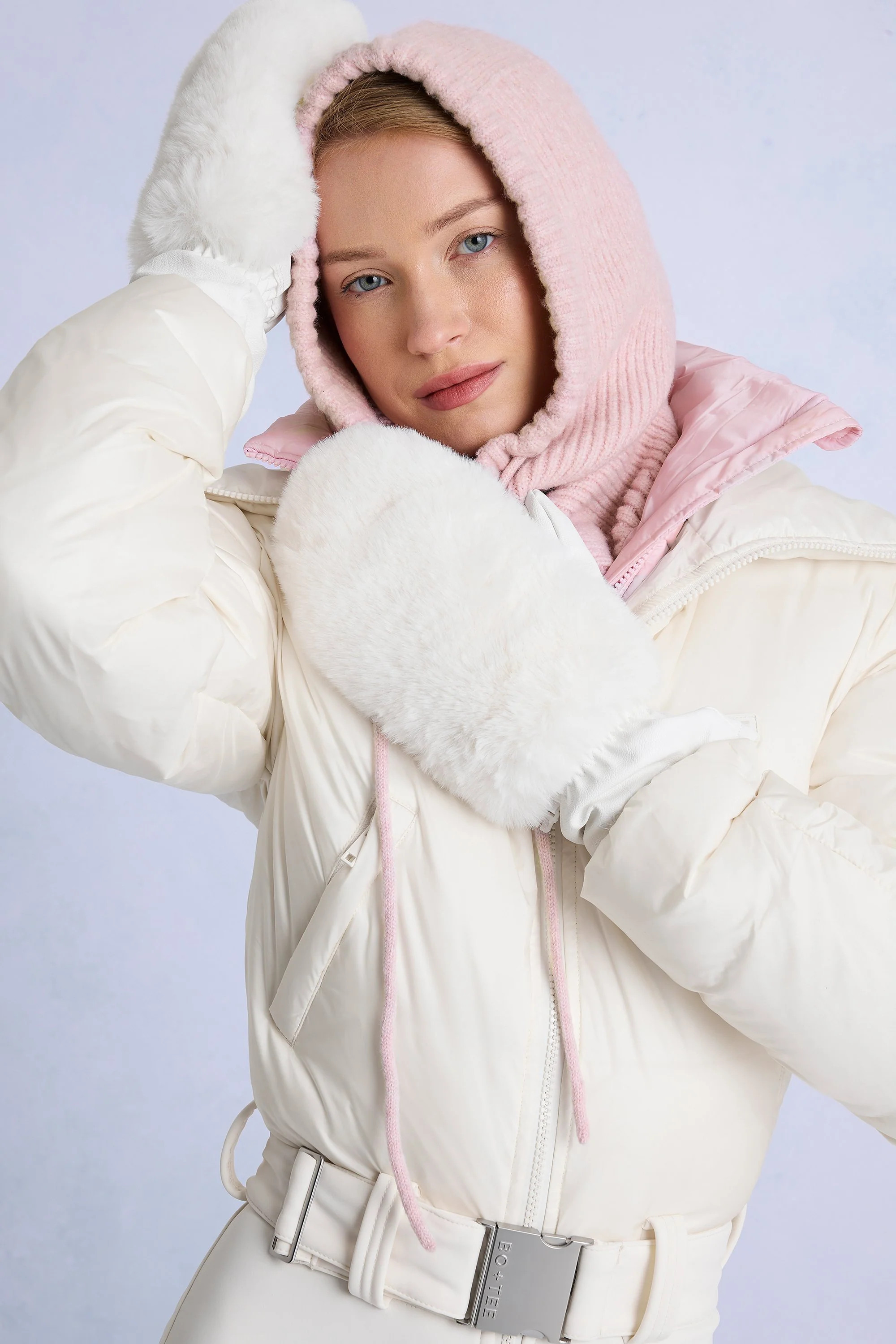 Faux-Fur Gloves in Ice | Oh Polly