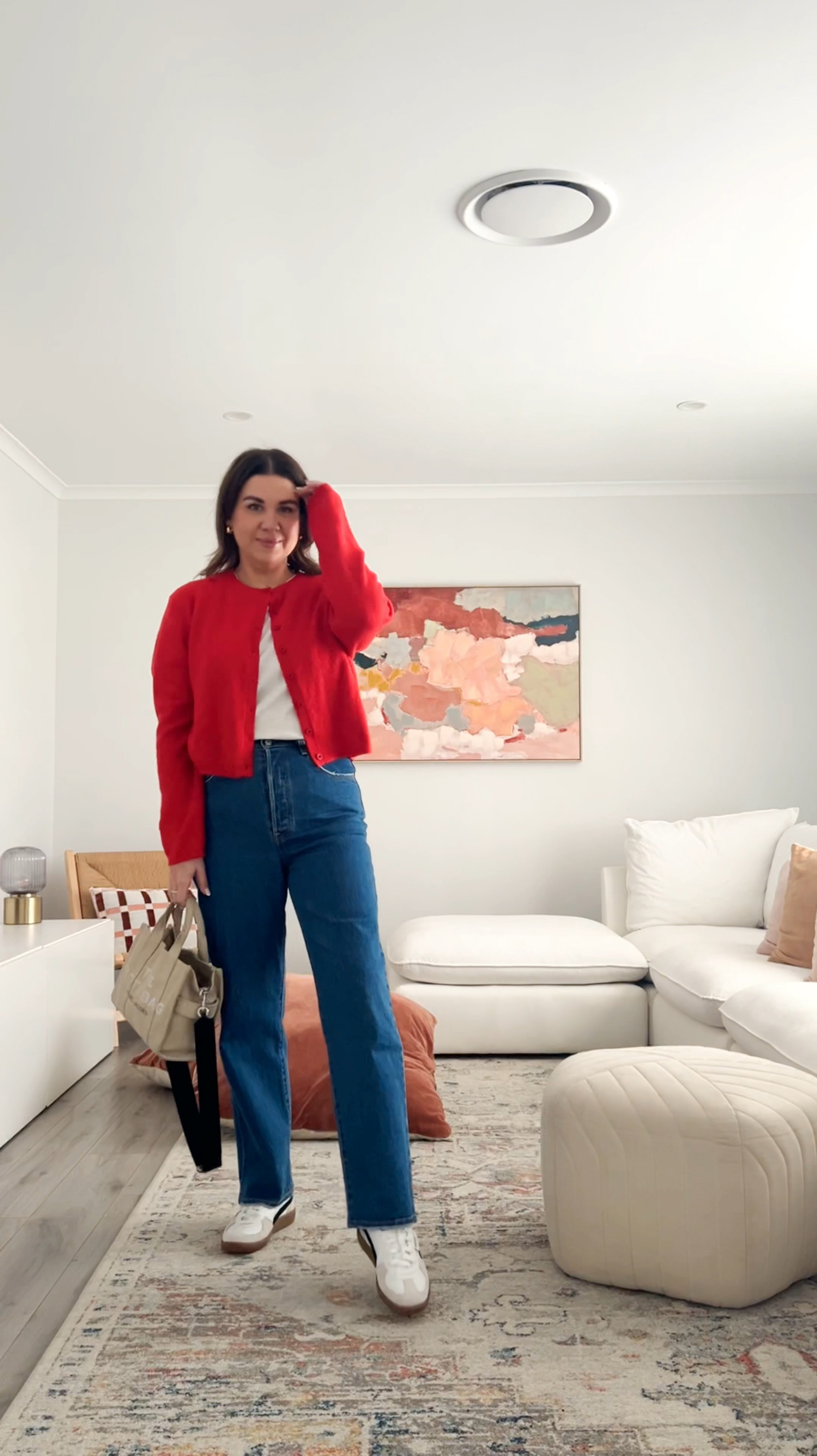 Wearing size 30 jeans, 37.5 sneakers and M Cardigan  

#LTKstyletip #LTKmidsize #LTKaustralia