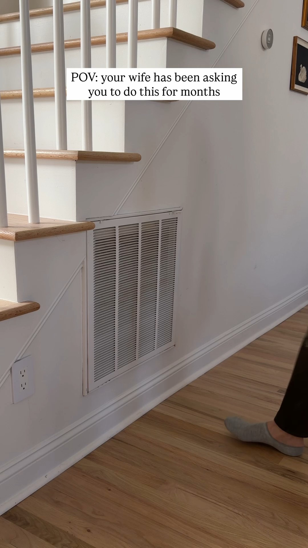 Replace your  AC RETURN VENT and you’ll instantly transform your space. A simple change with so much impact

#LTKdayinmylife #LTKHome #LTKMens