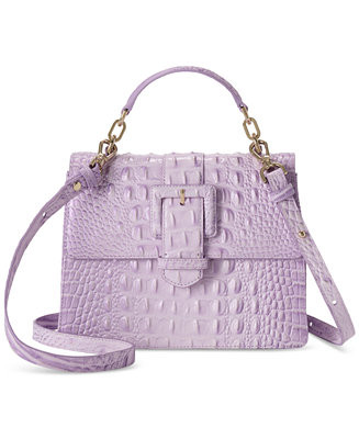 Small Hallie Melbourne Leather Satchel - Macy's | Macy's