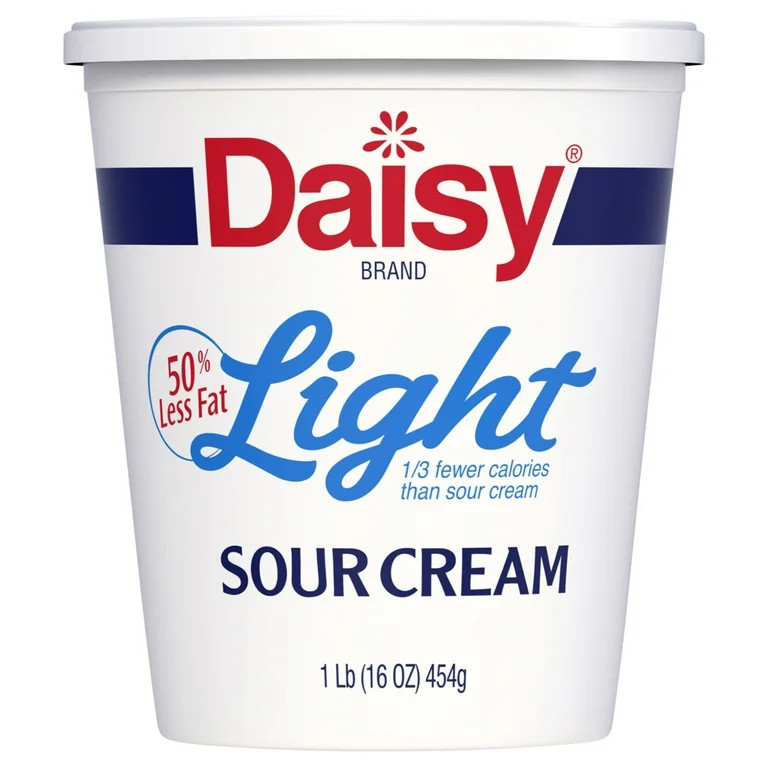 Daisy Pure and Natural Sour Cream, 8 oz Tub (Refrigerated) $1.74 21.8 ¢/oz | Walmart (US)