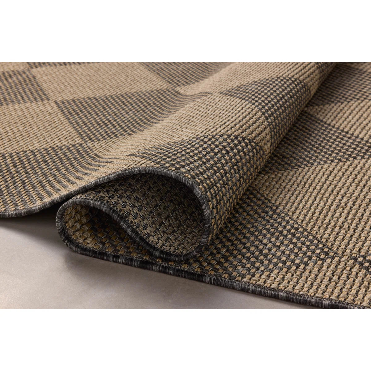 Chris Loves Julia x Loloi Providence Graphite / Sand Indoor/Outdoor Area Rug | Wayfair North America