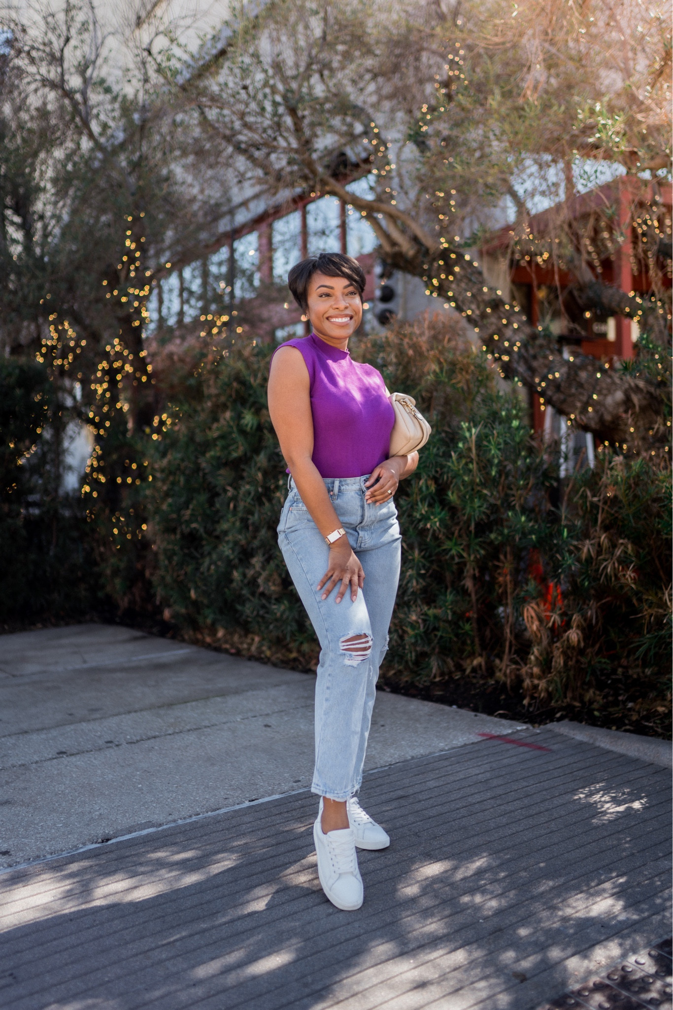 Spring casual outfit inspo 💜 

#LTKstyletip #LTKunder50