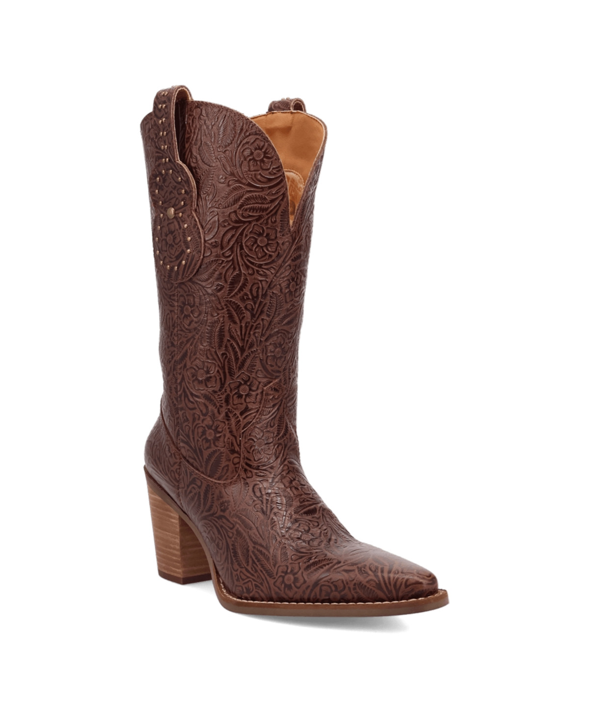 Dingo Women's Rhythm N' Blues Leather Boot - Brown | Macy's