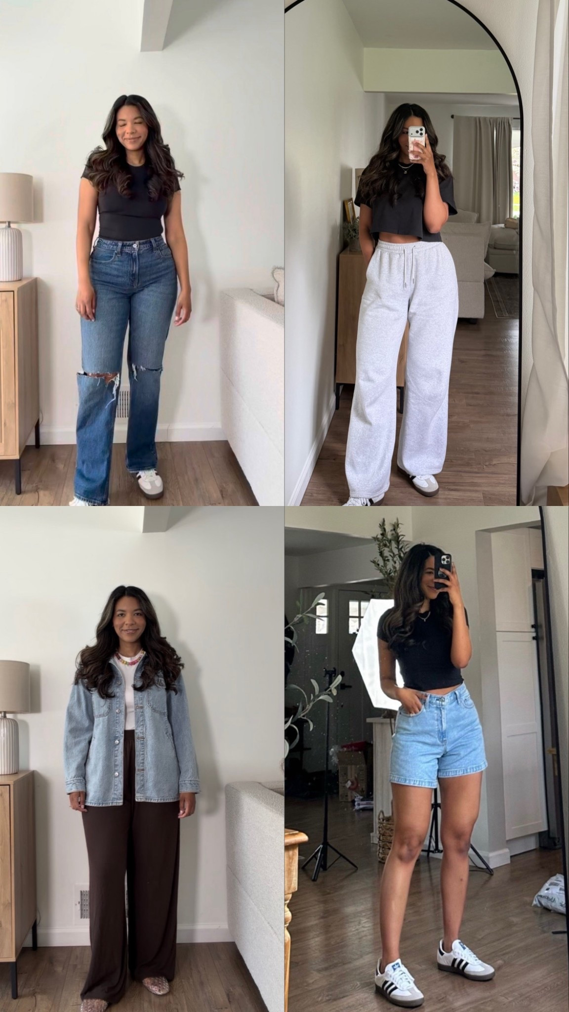 Abercrombie sale favorites! Sunday sweatpants!!! Wide leg ribbed lounge pants.  Dad shorts casual style- ootd size 6/8