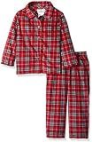 Karen Neuburger Family Sleepwear Fleece Holiday Pajama Set,Red Plaid,Child XXS | Amazon (US)